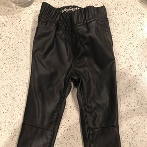 Gap kids faux leather leggings